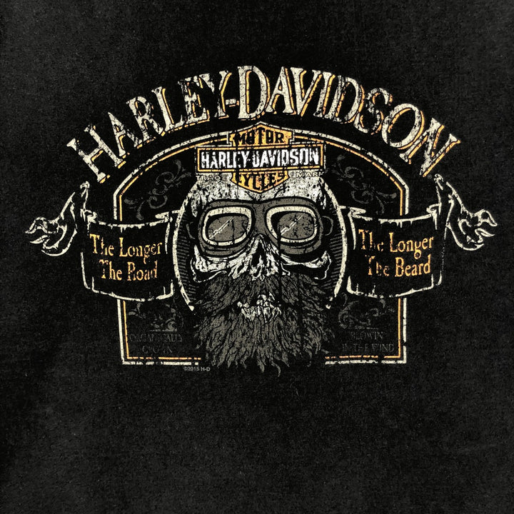Harley-Davidson Motorcycle Bike T-shirt, Men's XL size cotton black type Vintage Second Hand