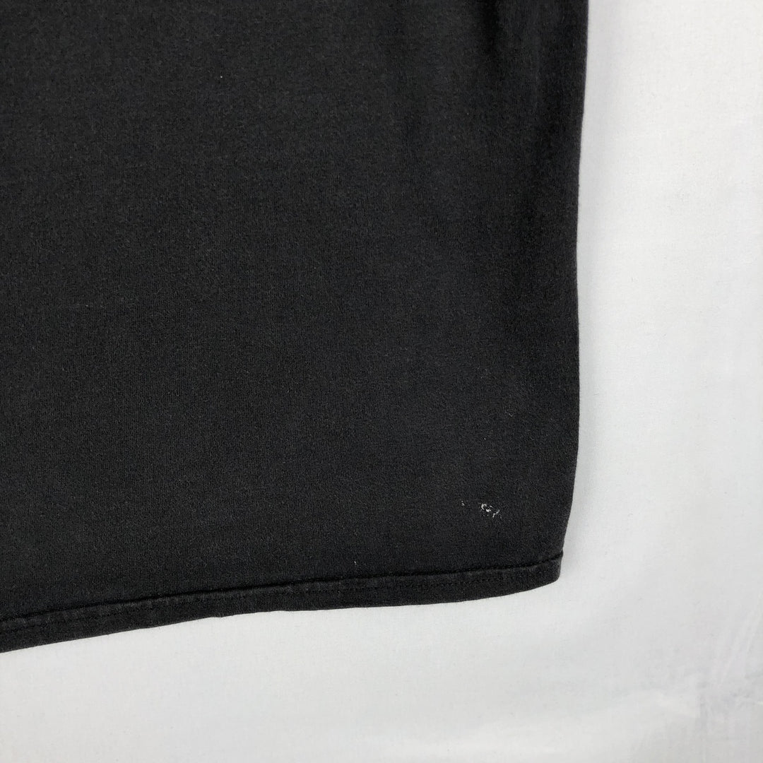 Harley-Davidson painted motorcycle bike t-shirt, men's size XL (approx.) cotton black type Vintage Second Hand