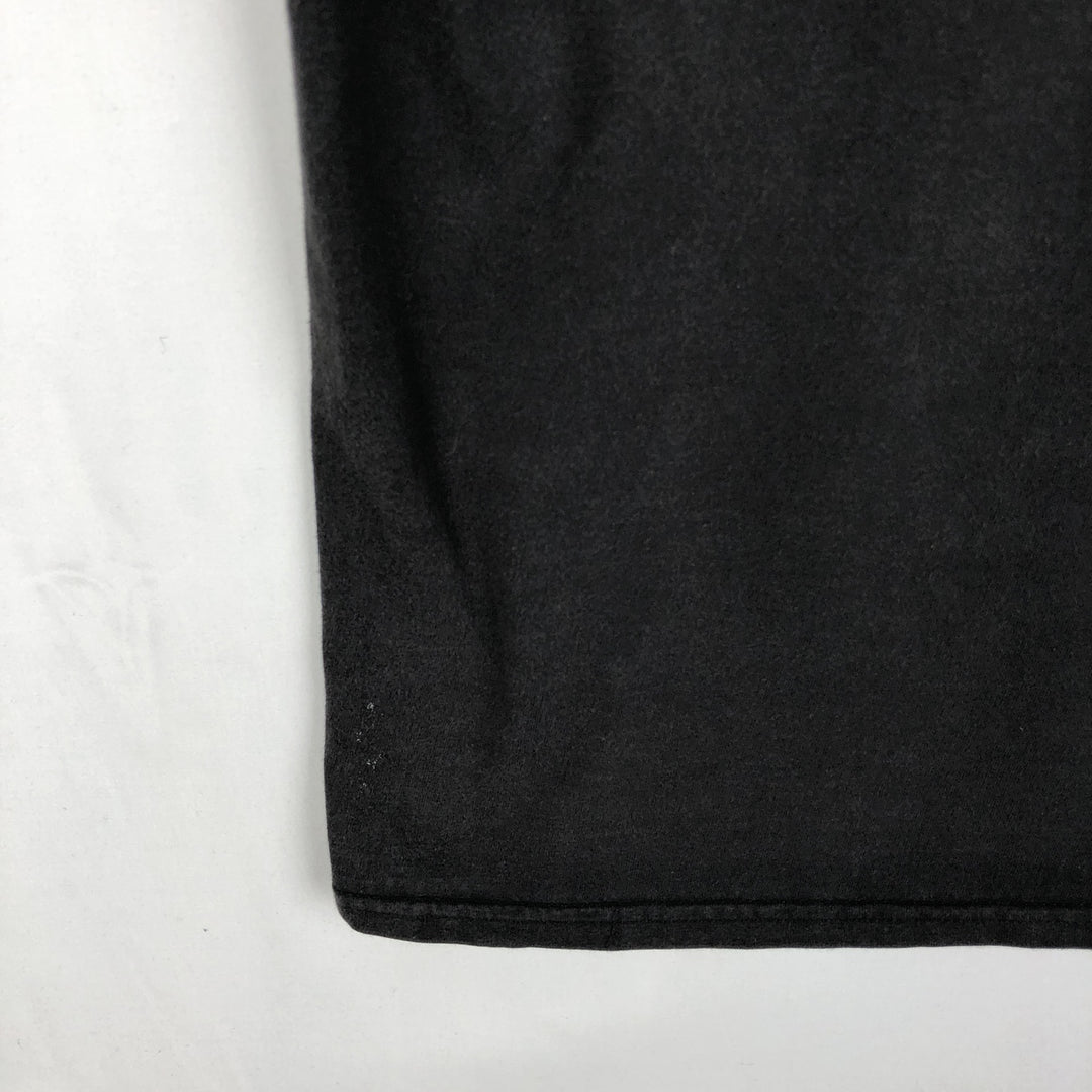 Harley-Davidson painted motorcycle bike t-shirt, men's size XL (approx.) cotton black type Vintage Second Hand