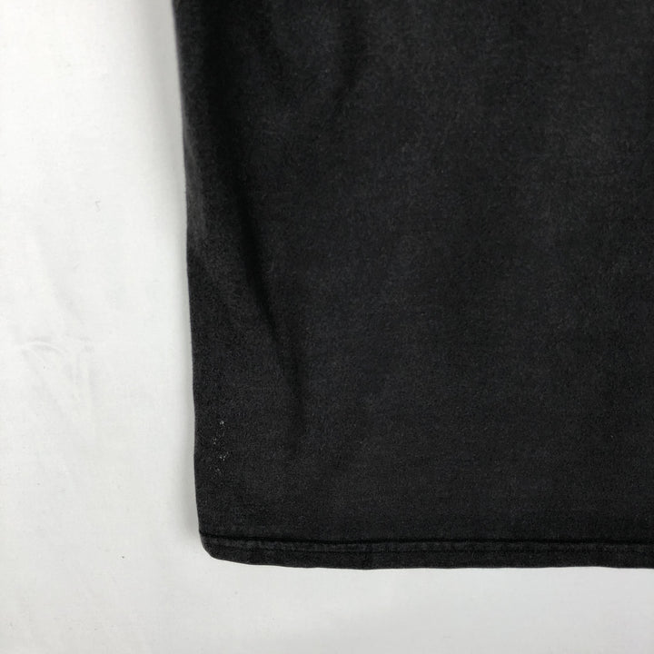 Harley-Davidson painted motorcycle bike t-shirt, men's size XL (approx.) cotton black type Vintage Second Hand