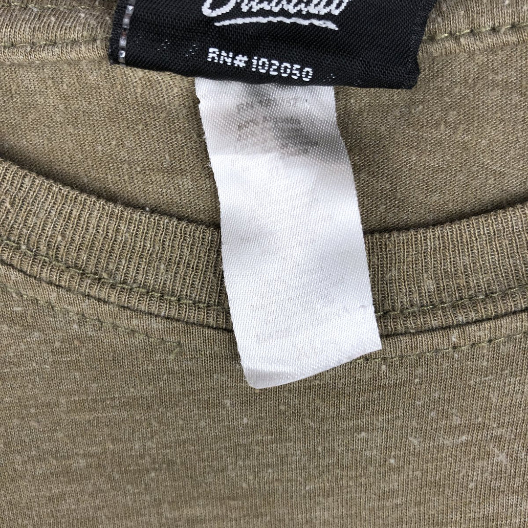 Harley-Davidson Motorcycle Bike T-shirt, Men's XL size cotton Khaki type Vintage Second Hand
