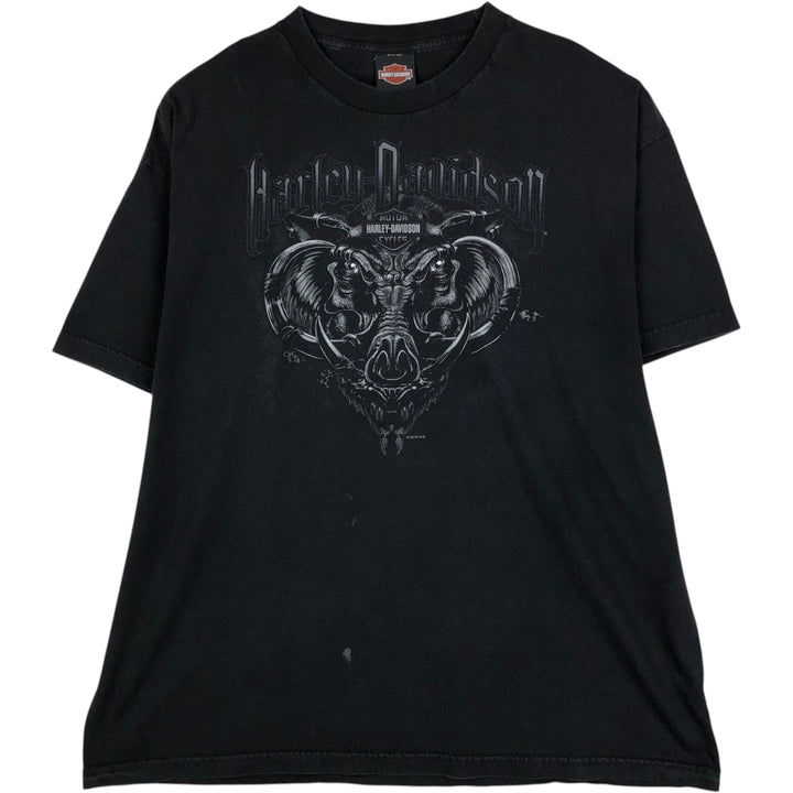 Harley-Davidson Motorcycle Bike T-shirt, Men's XXL cotton black type Vintage Second Hand