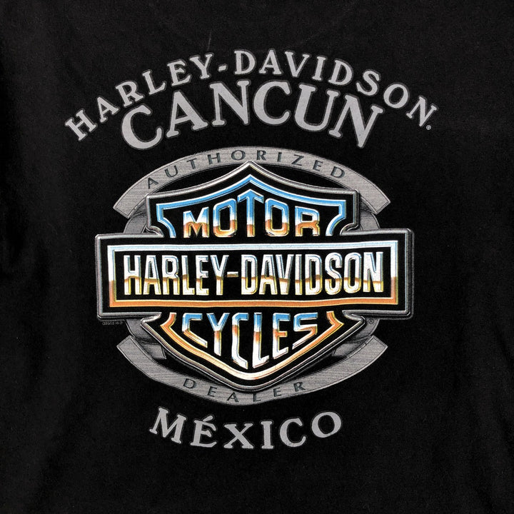 Harley-Davidson Motorcycle Bike T-shirt, Men's XXL cotton black type Vintage Second Hand
