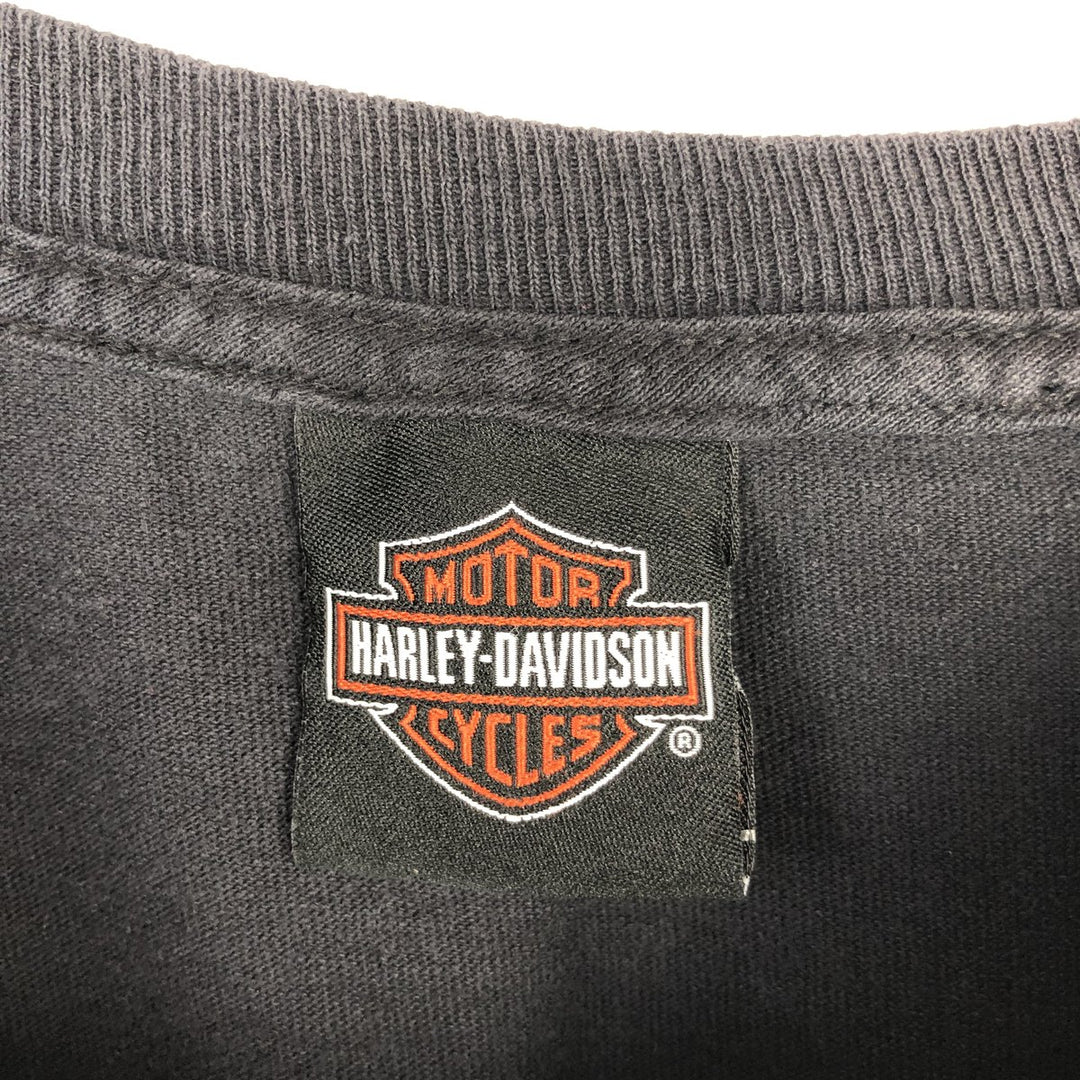 Harley-Davidson Motorcycle Bike T-shirt, Men's Medium unclear black type Vintage Second Hand