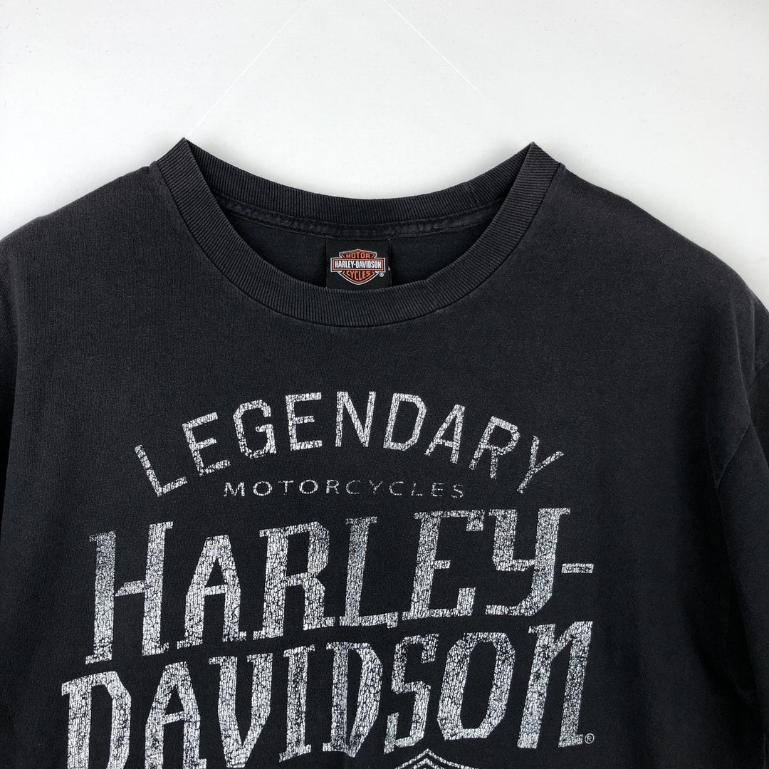 Harley-Davidson Motorcycle Bike T-shirt, Men's Medium unclear black type Vintage Second Hand