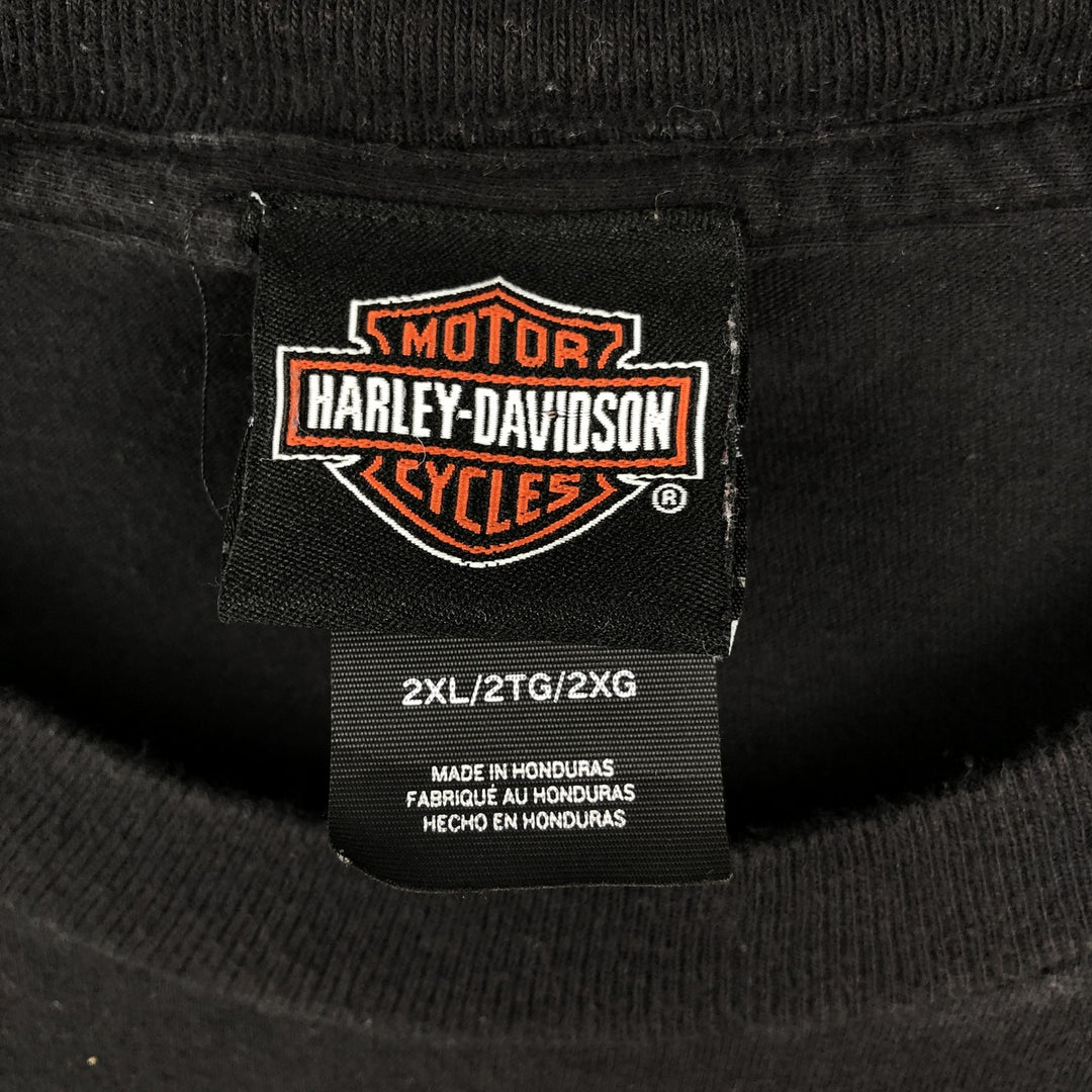 Harley-Davidson Motorcycle Bike T-shirt, Men's XXL cotton black type Vintage Second Hand