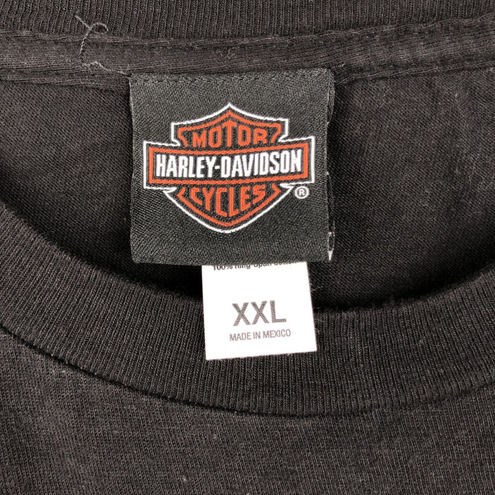 Harley-Davidson Motorcycle Bike T-shirt, Men's XXL cotton black type Vintage Second Hand
