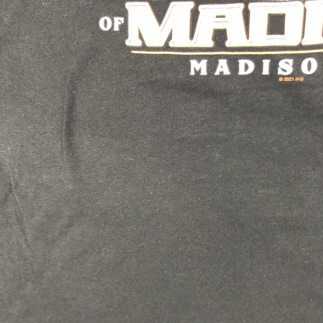 Harley-Davidson Motorcycle Bike T-shirt, Men's XXL cotton black type Vintage Second Hand