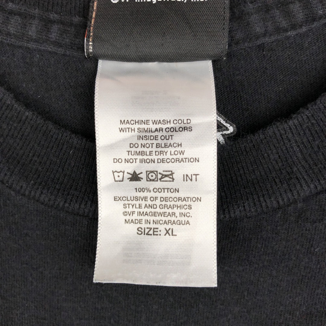 Harley-Davidson Motorcycle Bike T-shirt, Men's XL size cotton black type Vintage Second Hand