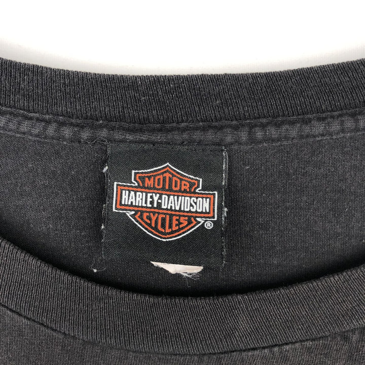 Harley-Davidson Motorcycle Bike T-shirt, Men's XXL cotton black type Vintage Second Hand