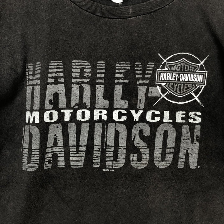 Harley-Davidson Motorcycle Bike T-shirt, Men's XXL cotton black type Vintage Second Hand