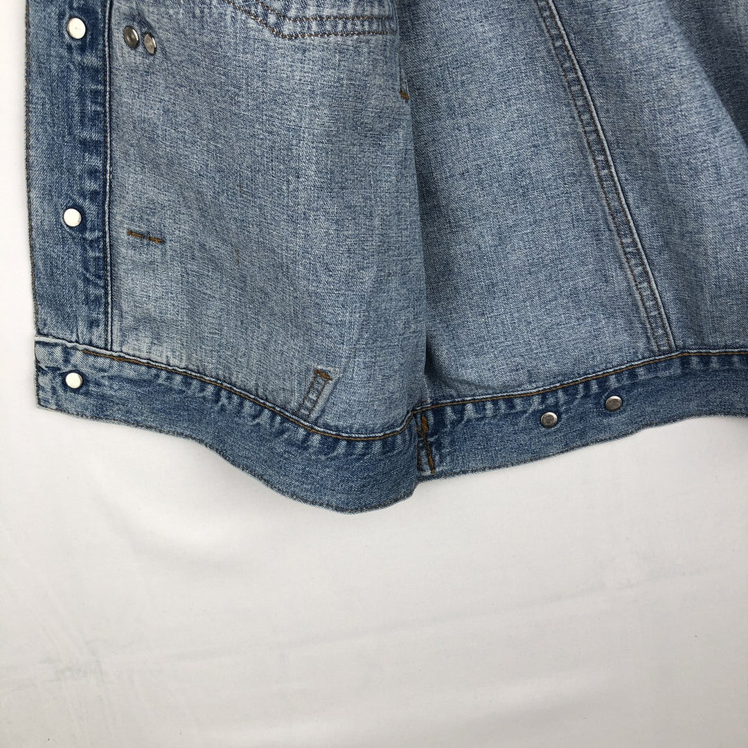 90'S Guess Jeans Cut-off Denim Vest, Made in USA, Men's Size S (approx.), Vintage cotton blue type Vintage Second Hand