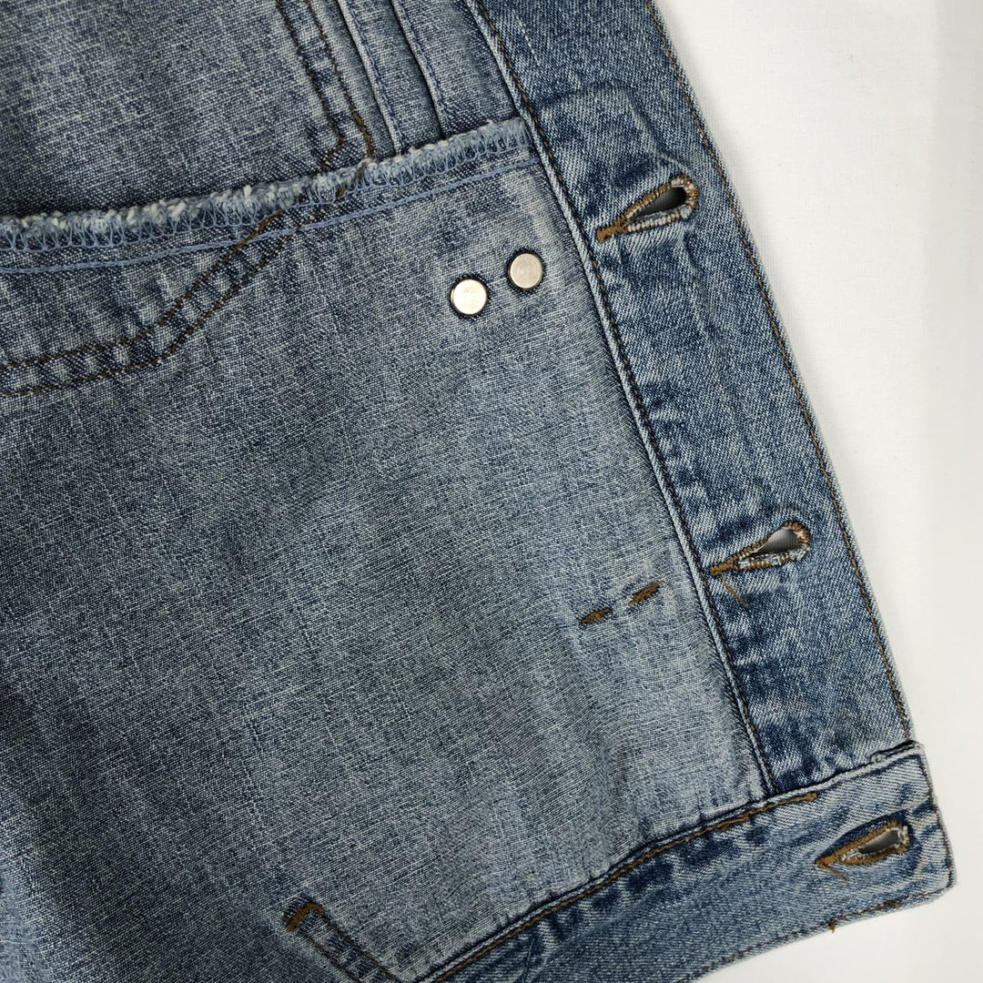 90'S Guess Jeans Cut-off Denim Vest, Made in USA, Men's Size S (approx.), Vintage cotton blue type Vintage Second Hand