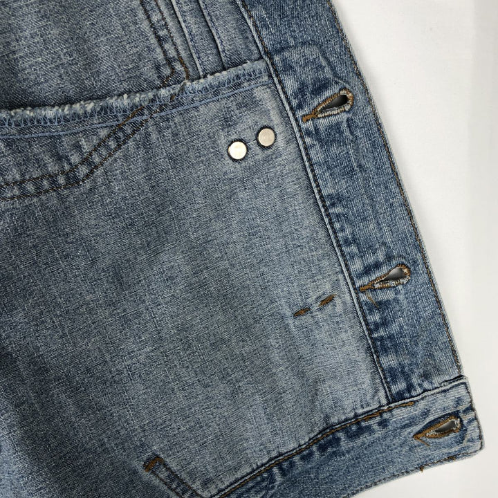 90'S Guess Jeans Cut-off Denim Vest, Made in USA, Men's Size S (approx.), Vintage cotton blue type Vintage Second Hand