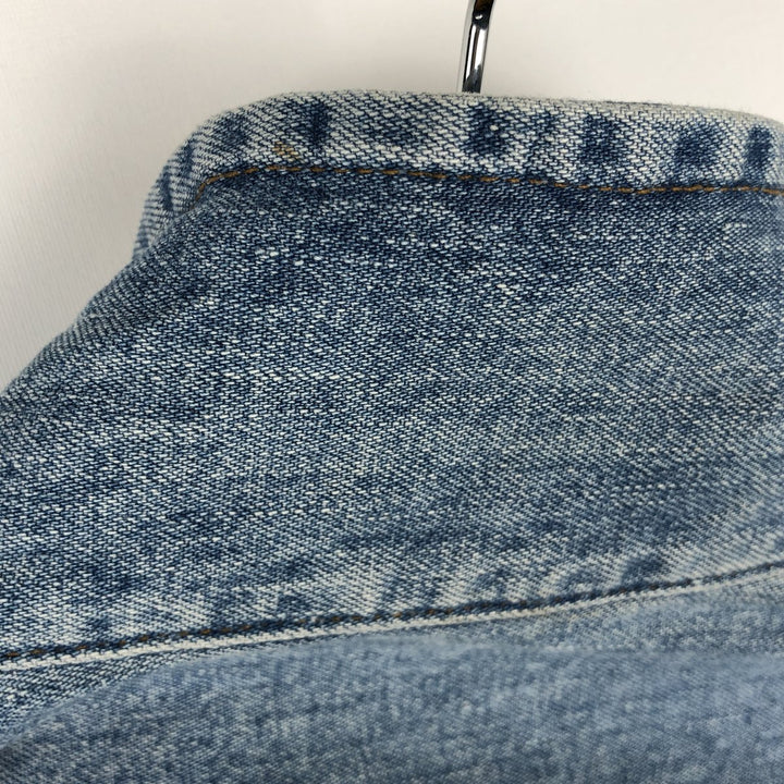 90'S Guess Jeans Cut-off Denim Vest, Made in USA, Men's Size S (approx.), Vintage cotton blue type Vintage Second Hand