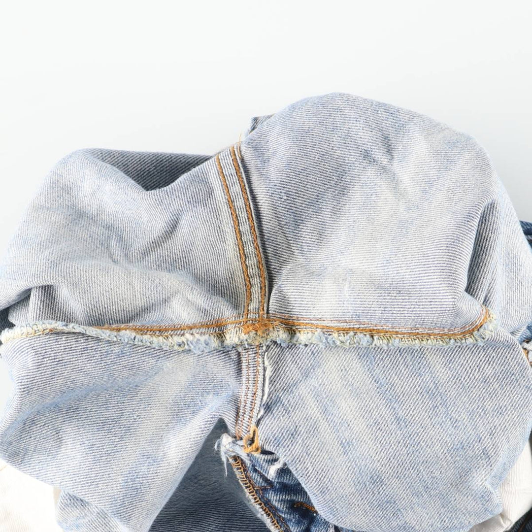 ~1970'S Levi's Straight Denim Pants, Women's Size L (W28 equivalent), Vintage unclear blue type Vintage Second Hand