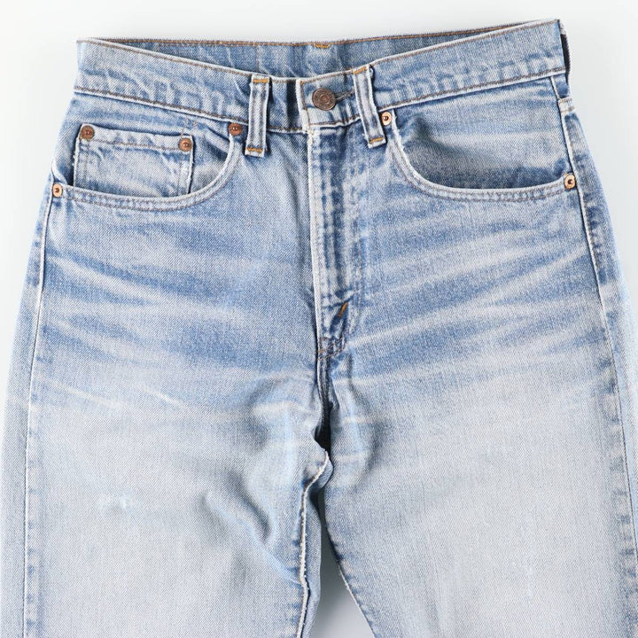 ~1970'S Levi's Straight Denim Pants, Women's Size L (W28 equivalent), Vintage unclear blue type Vintage Second Hand