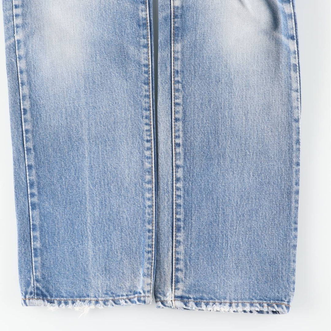 ~1970'S Levi's Straight Denim Pants, Women's Size L (W28 equivalent), Vintage unclear blue type Vintage Second Hand