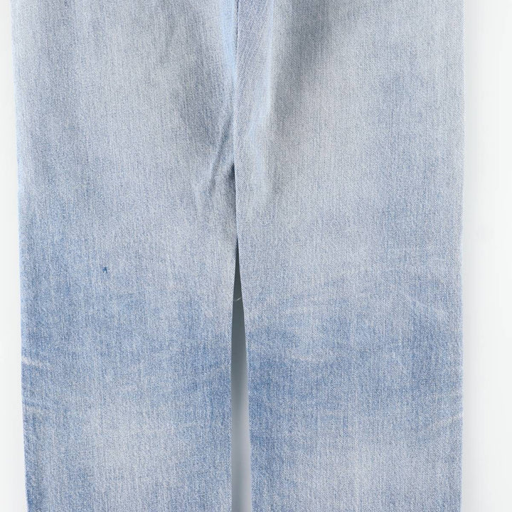 ~1970'S Levi's Straight Denim Pants, Women's Size L (W28 equivalent), Vintage unclear blue type Vintage Second Hand