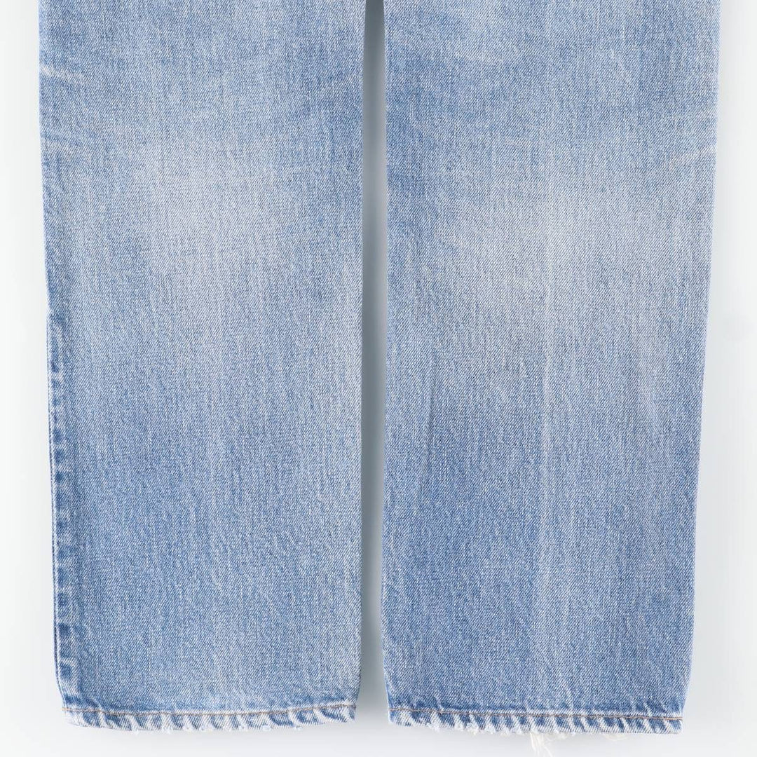 ~1970'S Levi's Straight Denim Pants, Women's Size L (W28 equivalent), Vintage unclear blue type Vintage Second Hand