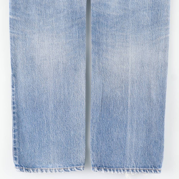 ~1970'S Levi's Straight Denim Pants, Women's Size L (W28 equivalent), Vintage unclear blue type Vintage Second Hand