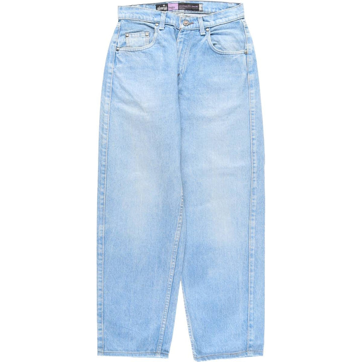 90'S Levi's Silver Tab BAGGY Tapered Denim Pants, Made in USA, Women's Size L (W30 equivalent), Vintage cotton blue type Vintage Second Hand