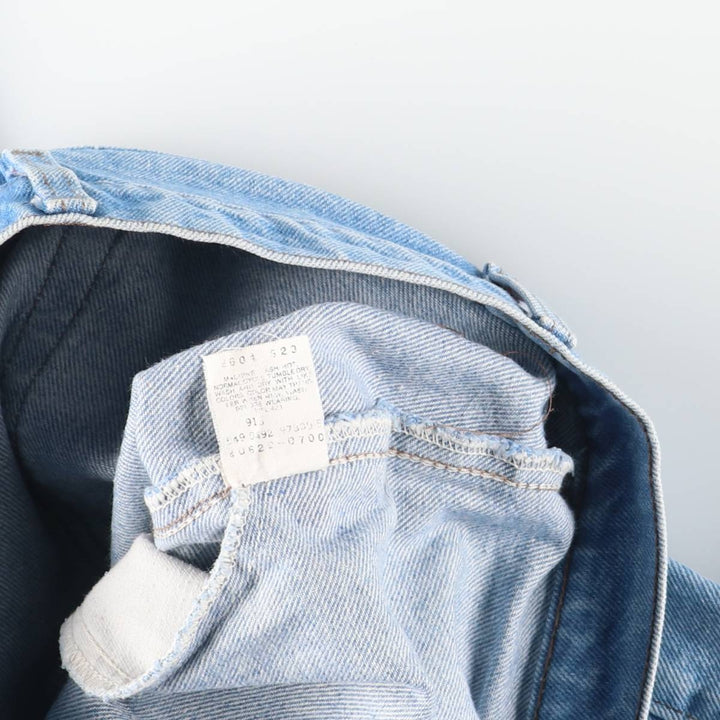 90'S Levi's Silver Tab BAGGY Tapered Denim Pants, Made in USA, Women's Size L (W30 equivalent), Vintage cotton blue type Vintage Second Hand