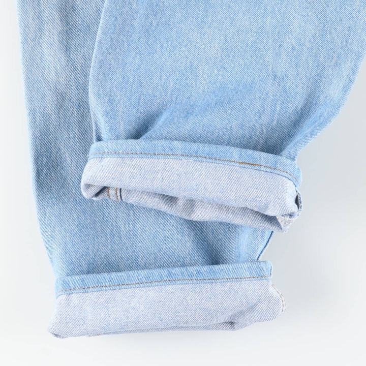 90'S Levi's Silver Tab BAGGY Tapered Denim Pants, Made in USA, Women's Size L (W30 equivalent), Vintage cotton blue type Vintage Second Hand
