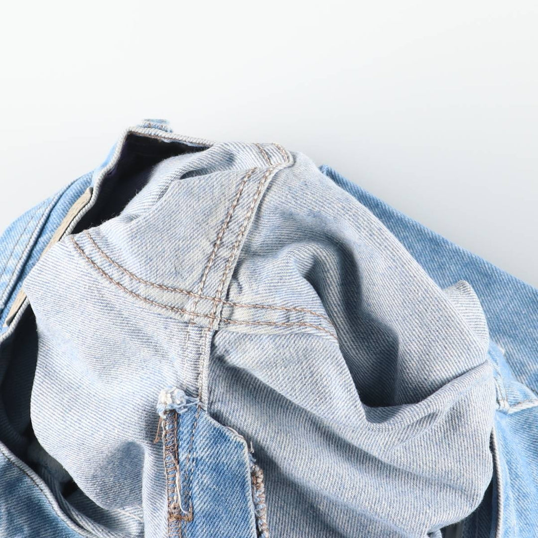90'S Levi's Silver Tab BAGGY Tapered Denim Pants, Made in USA, Women's Size L (W30 equivalent), Vintage cotton blue type Vintage Second Hand