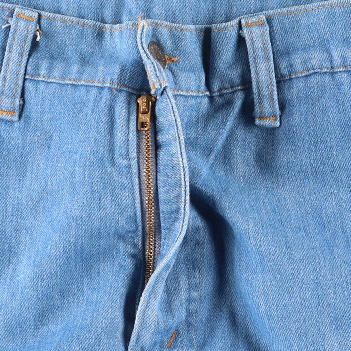 1970'S Levi's Orange Tab Flare Cut Denim Pants, Women's Size L (equivalent to W29), Vintage unclear blue type Vintage Second Hand