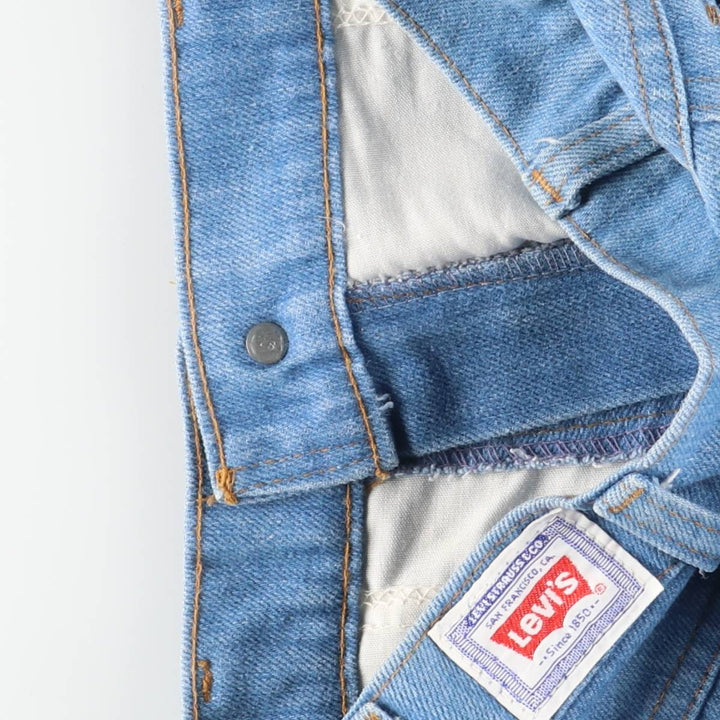 1970'S Levi's Orange Tab Flare Cut Denim Pants, Women's Size L (equivalent to W29), Vintage unclear blue type Vintage Second Hand