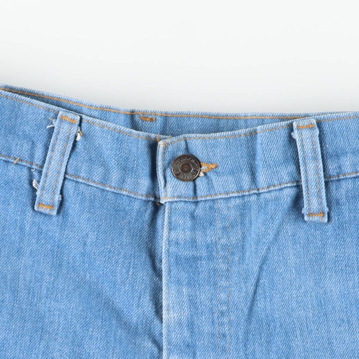 1970'S Levi's Orange Tab Flare Cut Denim Pants, Women's Size L (equivalent to W29), Vintage unclear blue type Vintage Second Hand