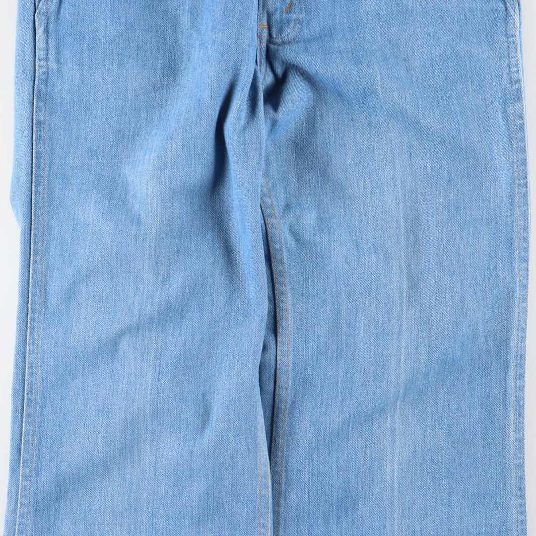 1970'S Levi's Orange Tab Flare Cut Denim Pants, Women's Size L (equivalent to W29), Vintage unclear blue type Vintage Second Hand