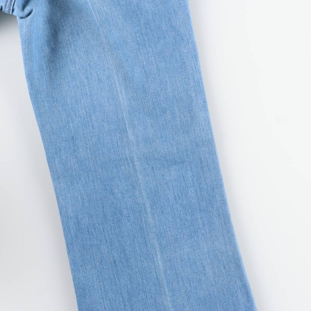 1970'S Levi's Orange Tab Flare Cut Denim Pants, Women's Size L (equivalent to W29), Vintage unclear blue type Vintage Second Hand