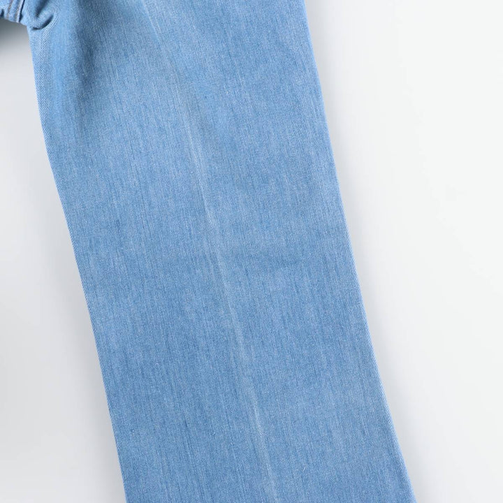 1970'S Levi's Orange Tab Flare Cut Denim Pants, Women's Size L (equivalent to W29), Vintage unclear blue type Vintage Second Hand