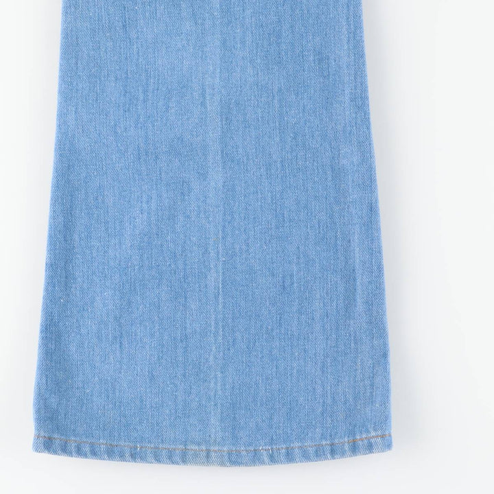 1970'S Levi's Orange Tab Flare Cut Denim Pants, Women's Size L (equivalent to W29), Vintage unclear blue type Vintage Second Hand