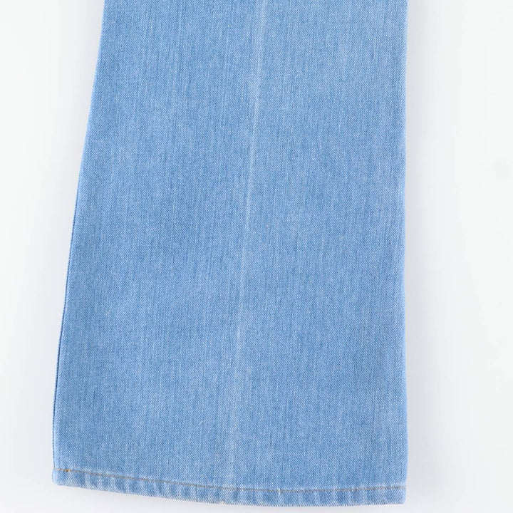 1970'S Levi's Orange Tab Flare Cut Denim Pants, Women's Size L (equivalent to W29), Vintage unclear blue type Vintage Second Hand