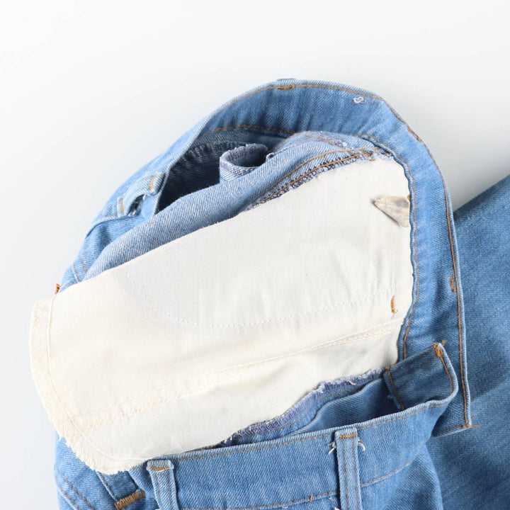 1970'S Levi's Orange Tab Flare Cut Denim Pants, Women's Size L (equivalent to W29), Vintage unclear blue type Vintage Second Hand