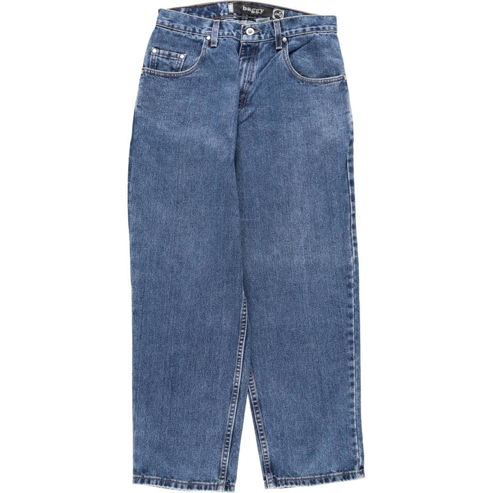 2000'S Levi's SILVER TAB BAGGY Tapered Denim Pants, Made in USA cotton blue type Vintage Second Hand