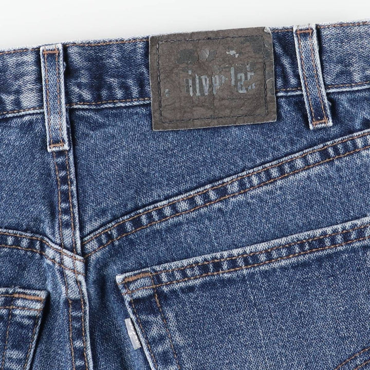 2000'S Levi's SILVER TAB BAGGY Tapered Denim Pants, Made in USA cotton blue type Vintage Second Hand