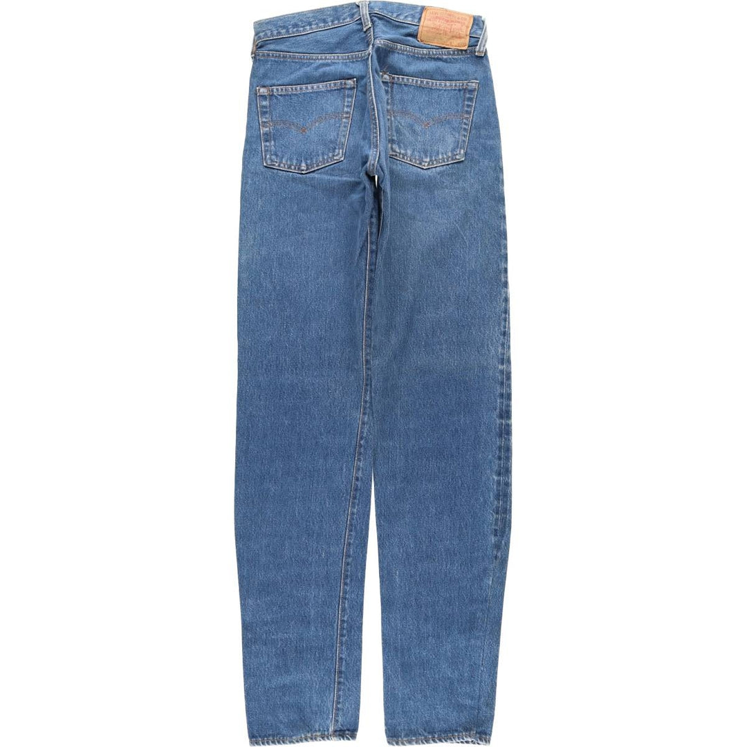 ~2000'S Levi's 501 Straight Denim Pants, Made in USA, Women's Size L (W30 equivalent) cotton blue type Vintage Second Hand
