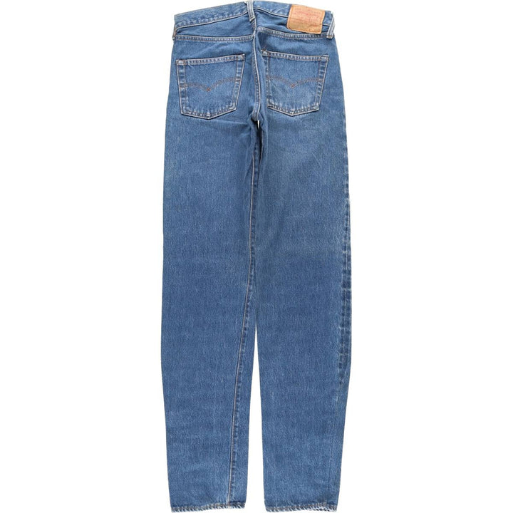 ~2000'S Levi's 501 Straight Denim Pants, Made in USA, Women's Size L (W30 equivalent) cotton blue type Vintage Second Hand