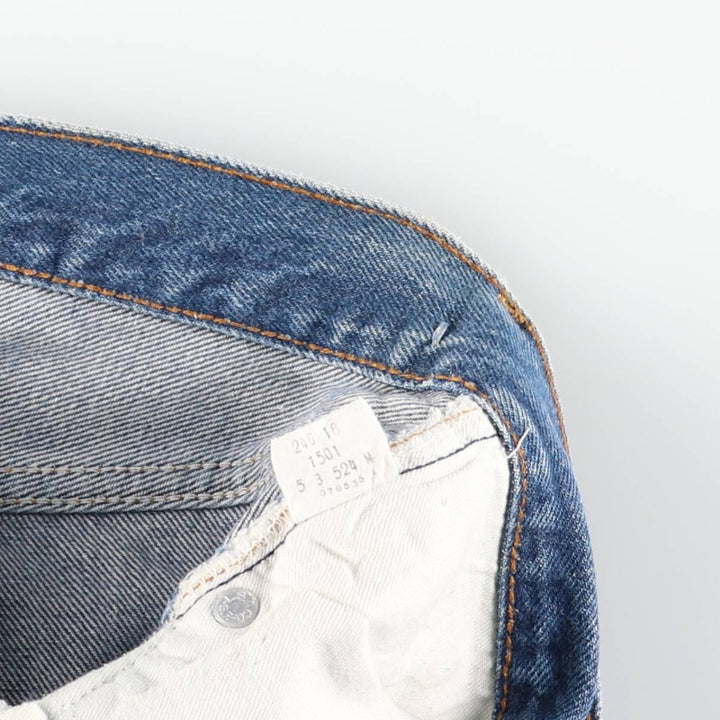 ~2000'S Levi's 501 Straight Denim Pants, Made in USA, Women's Size L (W30 equivalent) cotton blue type Vintage Second Hand