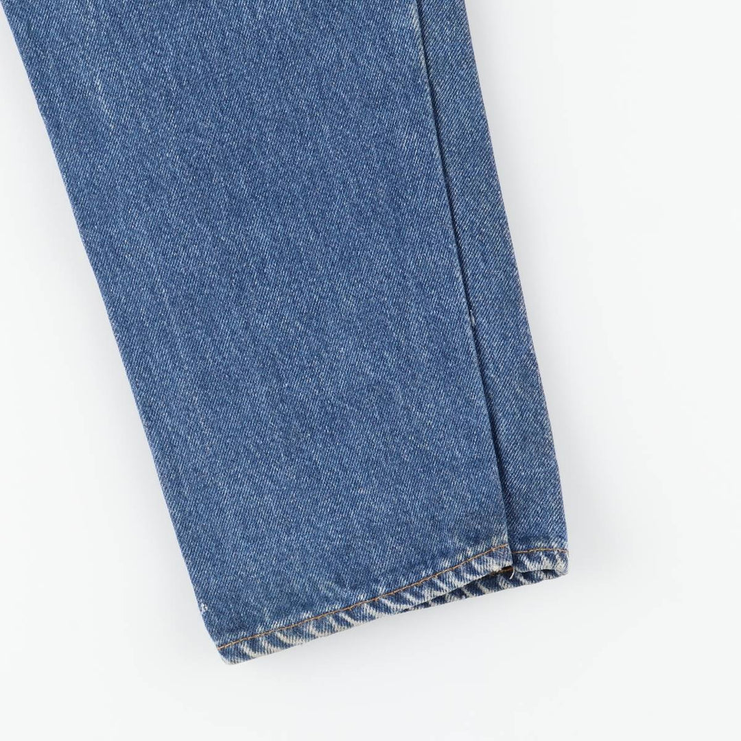 ~2000'S Levi's 501 Straight Denim Pants, Made in USA, Women's Size L (W30 equivalent) cotton blue type Vintage Second Hand