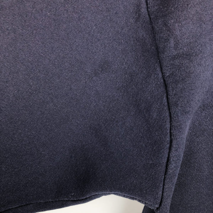 90'S Jansport College Sweat Full-Zip Hoodie, Made in USA, Men's Size M (Equivalent), Vintage cotton navy blue type Vintage Second Hand