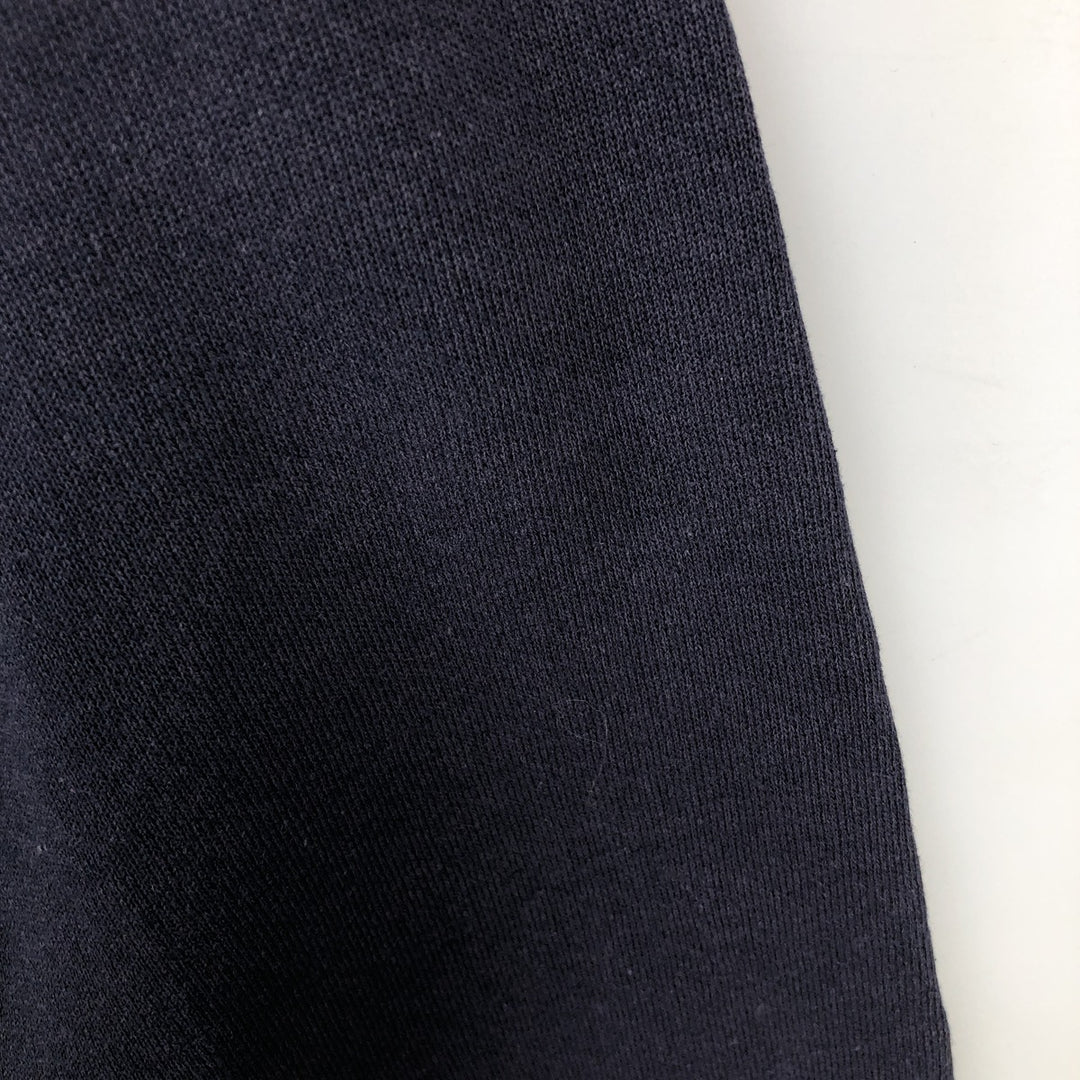 90'S Jansport College Sweat Full-Zip Hoodie, Made in USA, Men's Size M (Equivalent), Vintage cotton navy blue type Vintage Second Hand