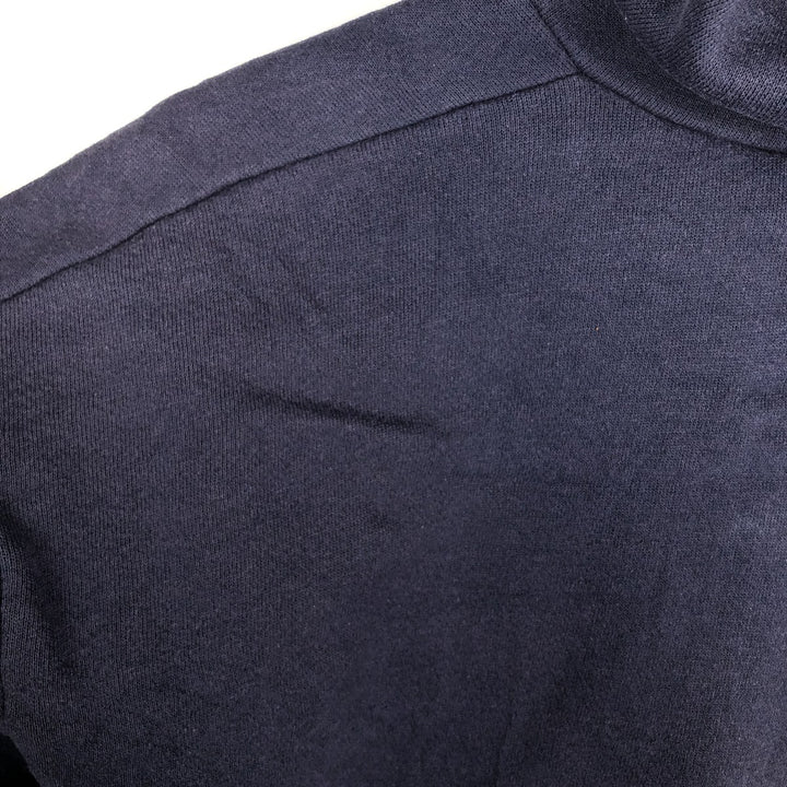 90'S Jansport College Sweat Full-Zip Hoodie, Made in USA, Men's Size M (Equivalent), Vintage cotton navy blue type Vintage Second Hand