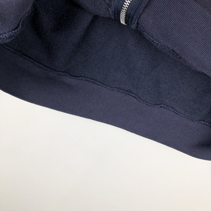 90'S Jansport College Sweat Full-Zip Hoodie, Made in USA, Men's Size M (Equivalent), Vintage cotton navy blue type Vintage Second Hand