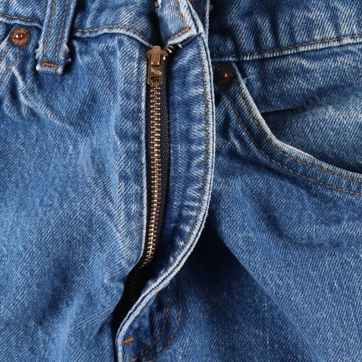 1980'S Levi's 505-0217 Orange Tab Tapered Denim Pants, Made in USA, Women's Size M (W26 equivalent), Vintage cotton blue type Vintage Second Hand