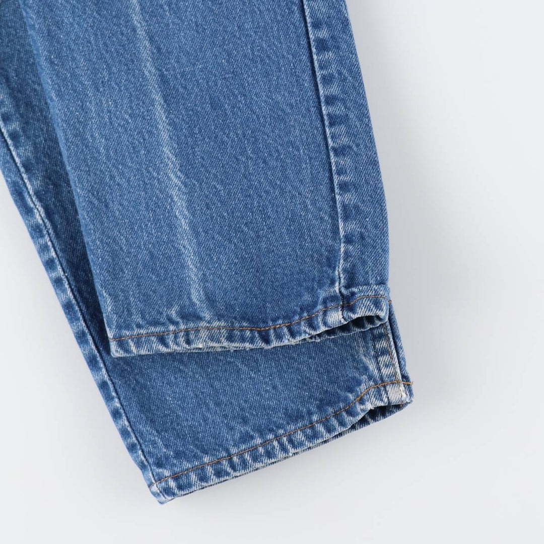 1980'S Levi's 505-0217 Orange Tab Tapered Denim Pants, Made in USA, Women's Size M (W26 equivalent), Vintage cotton blue type Vintage Second Hand